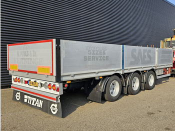 Прицеп бортовой/ Платформа Fynkar K324T / 3 AXLE / TWIST-LOCKS / 2 X LIFT AXLE: фото 3