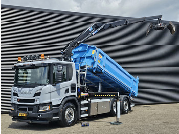 Scania P420 6x2-4 / HMF Z KRAAN / 2 KANTEN KIPPER в лизинг Scania P420 6x2-4 / HMF Z KRAAN / 2 KANTEN KIPPER: фото 1