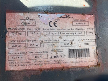 Коленчатый подъемник SkyJack SJ51AJ: фото 5 Коленчатый подъемник SkyJack SJ51AJ: фото 5