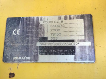 Гусеничный экскаватор Komatsu PC800-8: фото 5