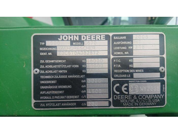 John Deere C 670 в лизинг John Deere C 670: фото 2