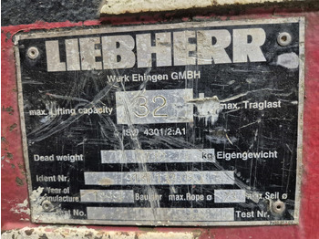 Запчасти для Мобильных кранов Liebherr Hookblock 23mm 1 sheave 32T: фото 5