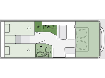 Полуинтегрированный автодом ETRUSCO