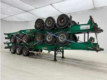 Полуприцеп-контейнеровоз/ Сменный кузов Fruehauf 4 x Skelet 2 x 20-40 ft: фото 4