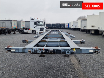 Полуприцеп-контейнеровоз/ Сменный кузов Krone SDC 24 Containerchassie: фото 2