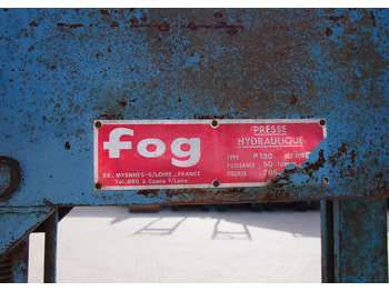 Навесное оборудование Wyposażenie Inna FOG p130 50T  Prasa hydrauliczna FOG 50T: фото 4
