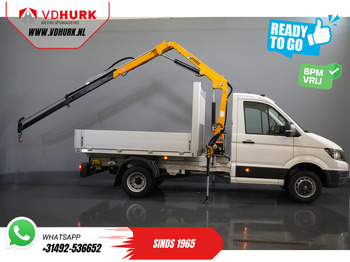 Малотоннажный бортовой грузовик Volkswagen Crafter 50 165 pk Effer 352S Kraan/ Crane/ Kran/ Autokran/ PTO/ Open laadbak/ Dubbel Lucht: фото 2