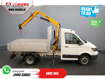 Малотоннажный бортовой грузовик Volkswagen Crafter 50 165 pk Effer 352S Kraan/ Crane/ Kran/ Autokran/ PTO/ Open laadbak/ Dubbel Lucht: фото 4