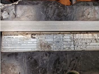 Двигатель для Строительной техники Cummins QSB4.5  CPL 8725 Engine (Plant): фото 2