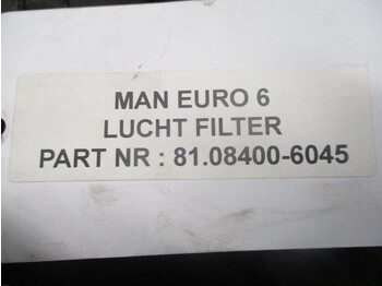 Воздушный фильтр для Грузовиков MAN 81.08400-6045 LUCHTFILTER EURO 6: фото 2 Воздушный фильтр для Грузовиков MAN 81.08400-6045 LUCHTFILTER EURO 6: фото 2