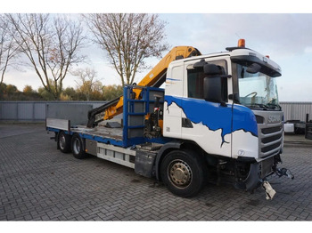 Автоманипулятор Scania G490 / ENGINE RUNNING / RETARDER / EFFER 255-5S CRANE REMOTE / PLATFORM / FULL-AIR / AUTOMATIC / EURO-6 / 2014: фото 4