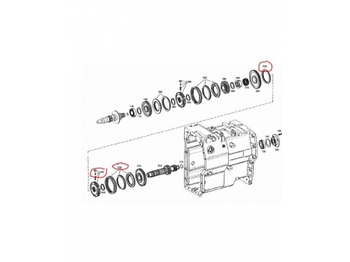 Трансмиссия для Тракторов Deutz Agrotron 150 Mk3 Layshaft Synchronizer 04423723, 001038400: фото 5