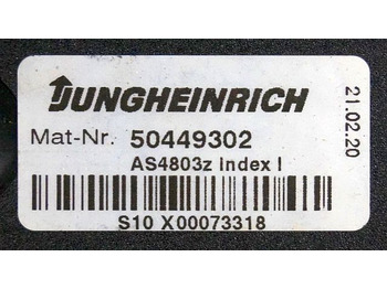 Блок управления для Погрузочно-разгрузочной техники Jungheinrich 50449302 | Stuur regeling Controller AS4803 Z Index I 51004746 sw.: фото 3 Блок управления для Погрузочно-разгрузочной техники Jungheinrich 50449302 | Stuur regeling Controller AS4803 Z Index I 51004746 sw.: фото 3