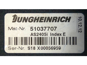 Блок управления для Погрузочно-разгрузочной техники Jungheinrich 51037707 | Rij regeling driving controller AS2405i index E Sw. 1,26: фото 2