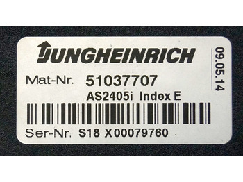 Блок управления для Погрузочно-разгрузочной техники Jungheinrich 51037707 | Rij regeling driving controller AS2405i index E Sw. 1,29: фото 3
