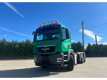 MAN TGS 26.440 | Hakowiec Meiller| 6x4  | 440 KM | przód resor, tył pneumatyczne |Belka ostrzegawcza (koguty) в лизинг MAN TGS 26.440 | Hakowiec Meiller| 6x4  | 440 KM | przód resor, tył pneumatyczne |Belka ostrzegawcza (koguty): фото 1