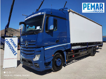 Тентованный грузовик MERCEDES-BENZ Actros 1836