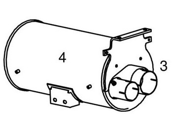 Катализатор для Грузовиков Katalysator Euro 4 MAN TGM TGL - 4.6 - Dinex 47352 81151010420 81151016020: фото 2