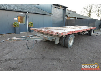 Полуприцеп бортовой/ Платформа Van Hool ONBEKEND Platte kar snelverkeer - luchtremmen - 770x246cm plateau afmetingen: фото 4