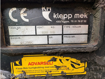 Навесное оборудование для Строительной техники 2018 Klepp Mek hurtigfeste KM80-D: фото 5