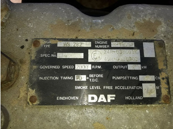 Двигатель для Грузовиков DAF WS282 ATI DAF 95: фото 4