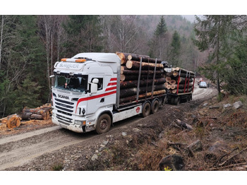 Лесовоз, Автоманипулятор для транспортировки леса SCANIA R560 V8: фото 2