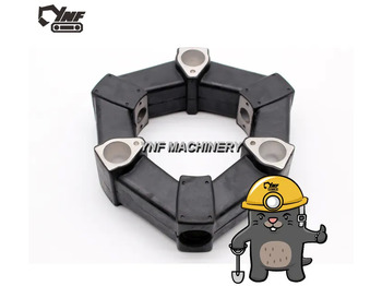 Новый Сцепление и запчасти LR001D2140 Excavator engine hydraulic pump coupling shock absorber rubber: фото 5