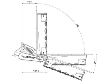 Косилка Dk-Tec SKIVEHØSTER DM1600 - 160 CM: фото 5
