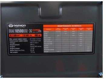 Электрогенератор Daewoo DDAE10500DSE-3G Diesel Stroomgenerator (Nieuw): фото 2