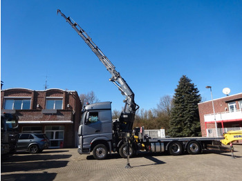 Новый Автоманипулятор, Грузовик бортовой/ Платформа Mercedes-Benz 3453  Plattform + Fassi F820 Kran  8x2 Mercedes-Benz 3453 FASSI F820 Kran 8x Hydr. Ausschub: фото 3