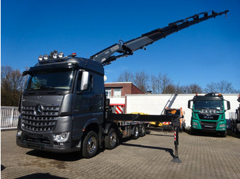 Новый Автоманипулятор, Грузовик бортовой/ Платформа Mercedes-Benz 3453  Plattform + Fassi F820 Kran  8x2 Mercedes-Benz 3453 FASSI F820 Kran 8x Hydr. Ausschub: фото 2