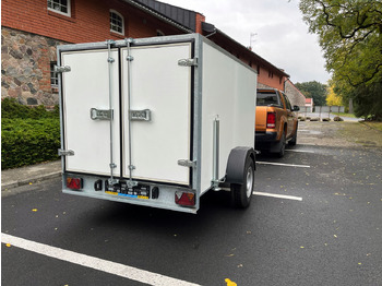 Новый Прицеп-фургон PRZYCZEPA KONTENER CARGO BOX 2,6 x 1,5 ZABUDOWANA / CARGO CONTAINER TRAILER BOX 2.6 x 1.5 ENCLOSED: фото 4