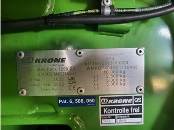 Пресс-подборщик тюковый Krone 1290 HDP XC: фото 2