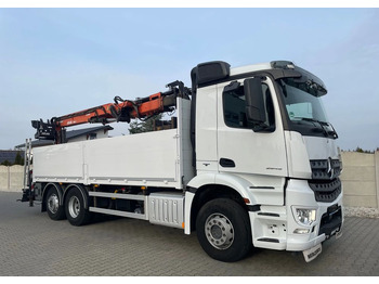 Автоманипулятор, Грузовик бортовой/ Платформа Mercedes-Benz Arocs 2545, HDS ATLAS 186.3 - PILOT: фото 4