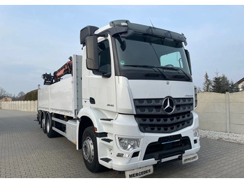 Автоманипулятор, Грузовик бортовой/ Платформа Mercedes-Benz Arocs 2545, HDS ATLAS 186.3 - PILOT: фото 3