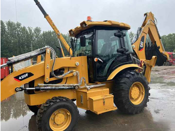 Колёсный погрузчик Used Wheel Loader CAT420F Caterpillar 420F Construction Machinery Mini Wheel Skid Steer Loader in Stock: фото 2