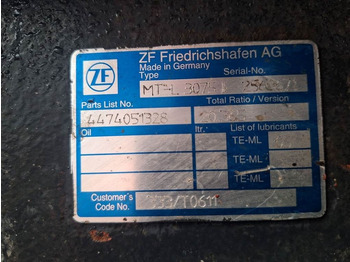 Ось и запчасти для Строительной техники JCB 333/T0611-ZF MT-L3075II-4474051328-Axle/Achse/As: фото 5 Ось и запчасти для Строительной техники JCB 333/T0611-ZF MT-L3075II-4474051328-Axle/Achse/As: фото 5