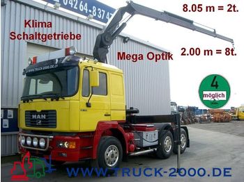 Мобильный кран MAN 26.414 Fassi Kran 8.05m=2t.*2.00m=8t.*Schaltung: фото 1
