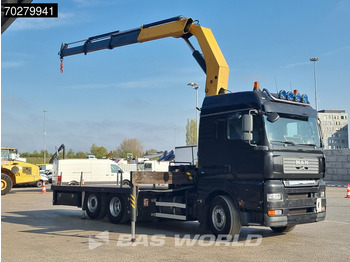 Грузовик бортовой/ Платформа, Автоманипулятор MAN TGA 26.430 6X2 Palfinger PK32080 Kran Crane Manual Liftachse Euro 4: фото 3