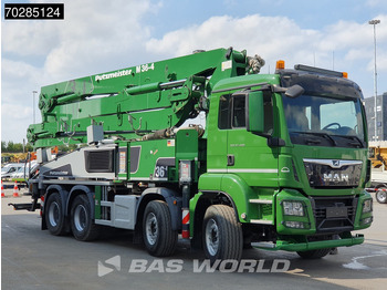 Автобетононасос MAN TGS 37.460 8X4 Putzmeister M36-4 Pump Manual Big-Axle Steelsuspension Navi Euro 6: фото 3