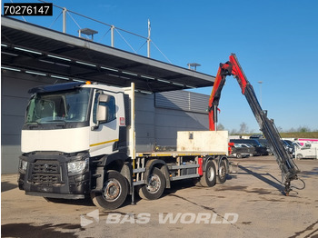 Грузовик бортовой/ Платформа, Автоманипулятор Renault C 380 8X2 Palfinger PK24001K Remote Lenkachse Euro 6: фото 3