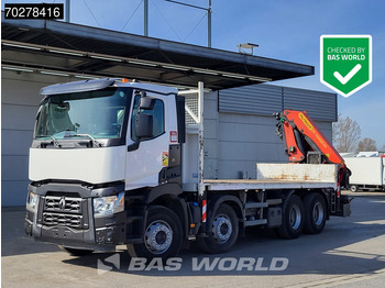 Грузовик бортовой/ Платформа, Автоманипулятор Renault C 430 8X4 Palfinger PK33002EH Kran Crane Big Axle Euro 6: фото 2