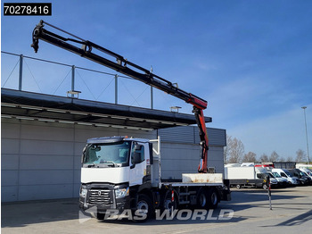 Грузовик бортовой/ Платформа, Автоманипулятор Renault C 430 8X4 Palfinger PK33002EH Kran Crane Big Axle Euro 6: фото 3