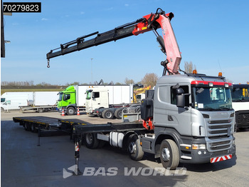 Грузовик бортовой/ Платформа, Автоманипулятор Scania R480 8X2 Combi FASSI F660AXP.25 Manual Retarder Lift+Lenkachse Euro 5: фото 3