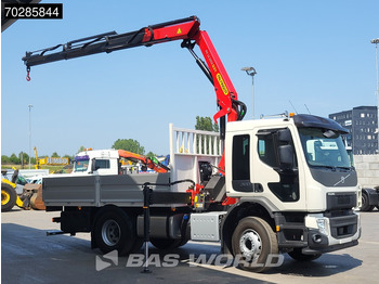 Новый Грузовик бортовой/ Платформа, Автоманипулятор Volvo FE 320 4X2 NEW! Palfinger PK14.501K SLD5 Remote Crane Kran Euro 6: фото 3