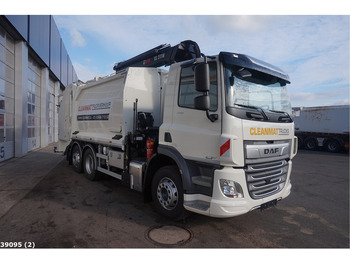 Мусоровоз DAF FAN CF 340 Hiab 21 Tonmeter laadkraan: фото 4