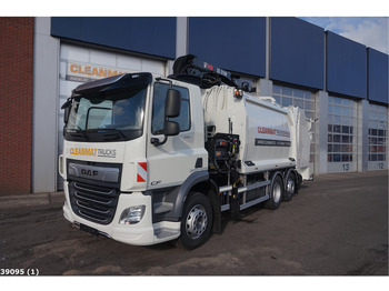 Мусоровоз DAF FAN CF 340 Hiab 21 Tonmeter laadkraan: фото 5