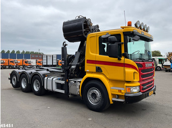 Крюковой мультилифт, Автоманипулятор Scania P 410 8x4 Euro 6 Palfinger 14 Tonmeter Z-kraan: фото 3