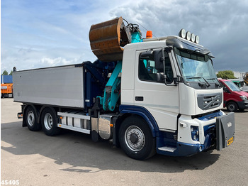 Самосвал, Автоманипулятор Volvo FM 330 6x2/6x4 Hydrodrive HMF 16 Tonmeter Z-kraan: фото 4