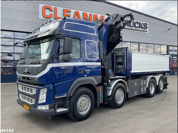 Самосвал, Автоманипулятор Volvo FM 500 Euro 6 HMF 50 Tonmeter laadkraan + Fly-Jib: фото 4